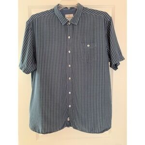 Men's Tommy Bahama Jeans Island Crafted Size XL Short Sleeve Up Striped (A024)